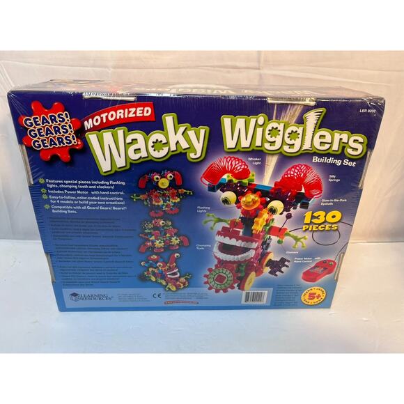 Gears! Gears! Gears! Wacky Wigglers Motorized Building Set New! Sealed NIB - Picture 5 of 8